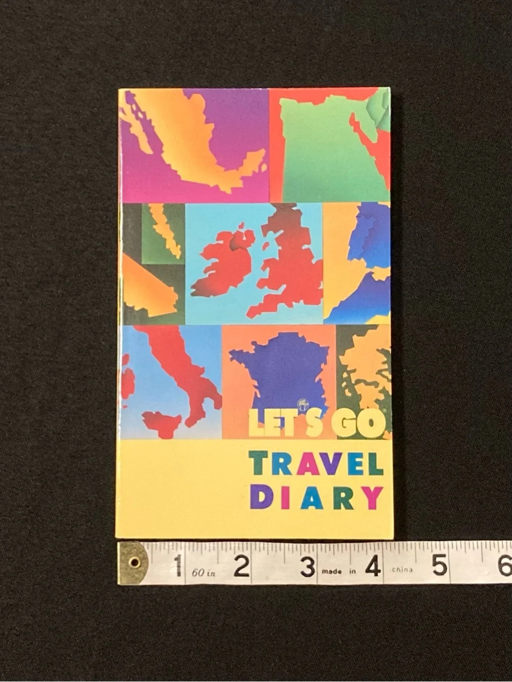 ⭐️ Vintage 1988 Harvard Student Agency Let’s Go Travel Diary Rainbow Paperback